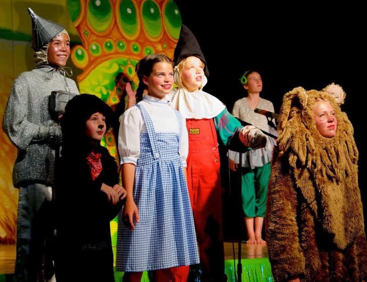 “The Wizard of Oz,” pictured a few years ago, is one of Young Actors Workshop director Deirdre Andrews’ favorite shows.