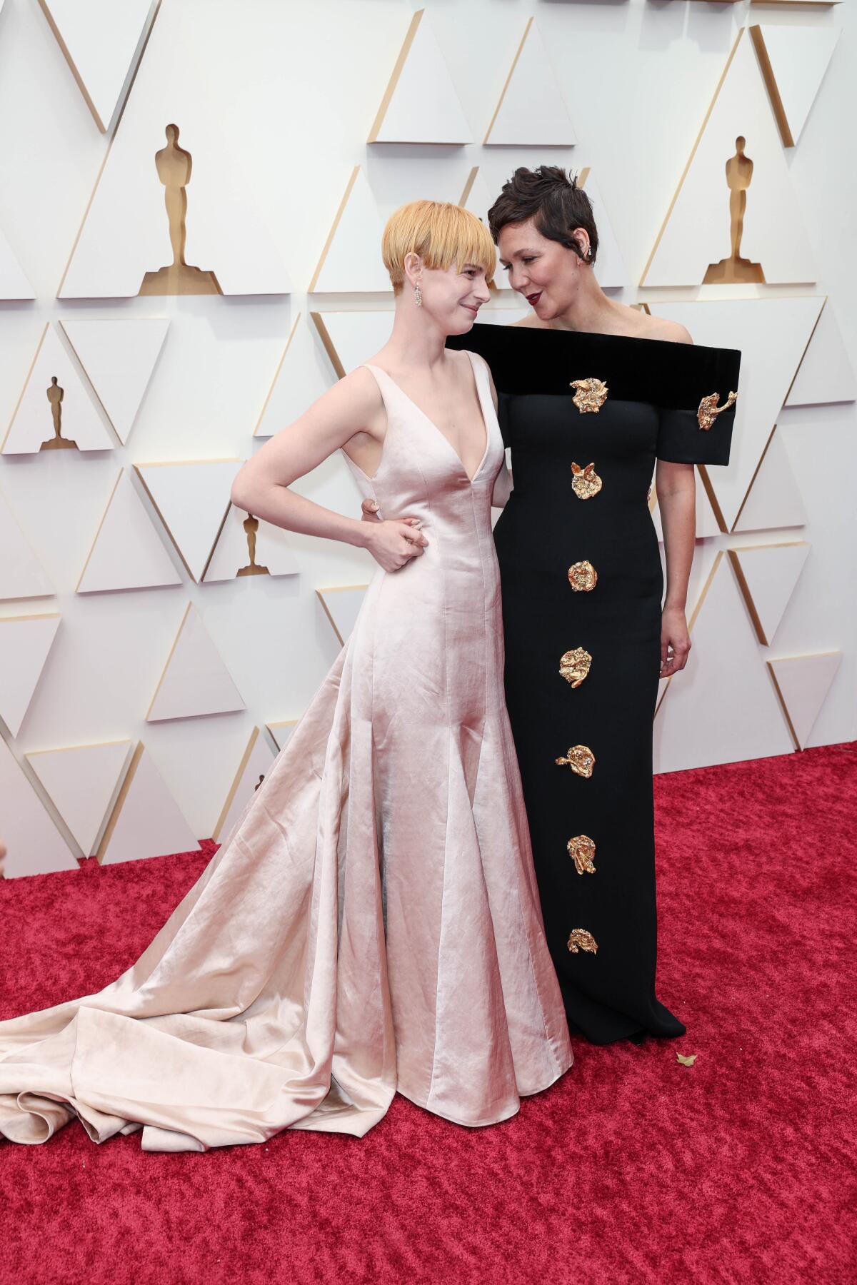 Maggie Gyllenhaal and Jessie Buckley at the 94th Academy Awards