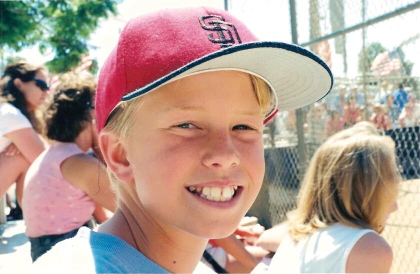 Mitchell Thorp at age 12