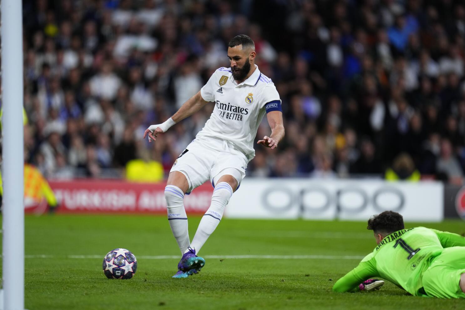 Vinícius, Benzema lead Real Madrid past Chelsea 2-0 in CL - The San Diego  Union-Tribune