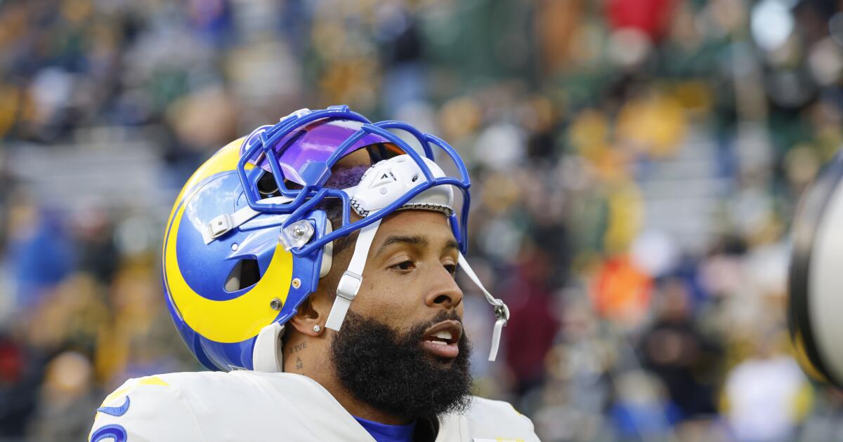 Despite injury, Odell Beckham Jr. could help heal Rams' offense - Los  Angeles Times