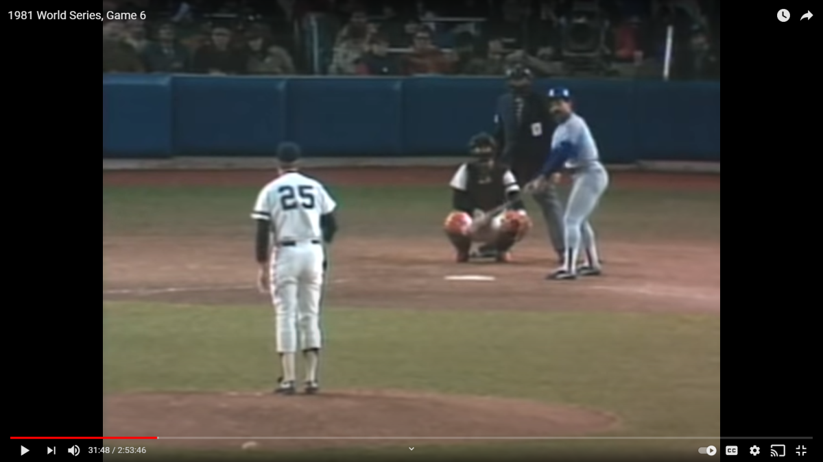 1981 World Series, Dodgers vs Yankees 