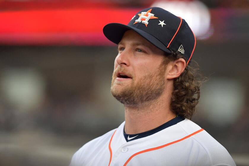 CLEVELAND, OHIO - JULY 09: Gerrit Cole #45 of the Houston Astros participates in the 2019 MLB All-Star Game at Progressive Field on July 09, 2019 in Cleveland, Ohio. (Photo by Jason Miller/Getty Images)