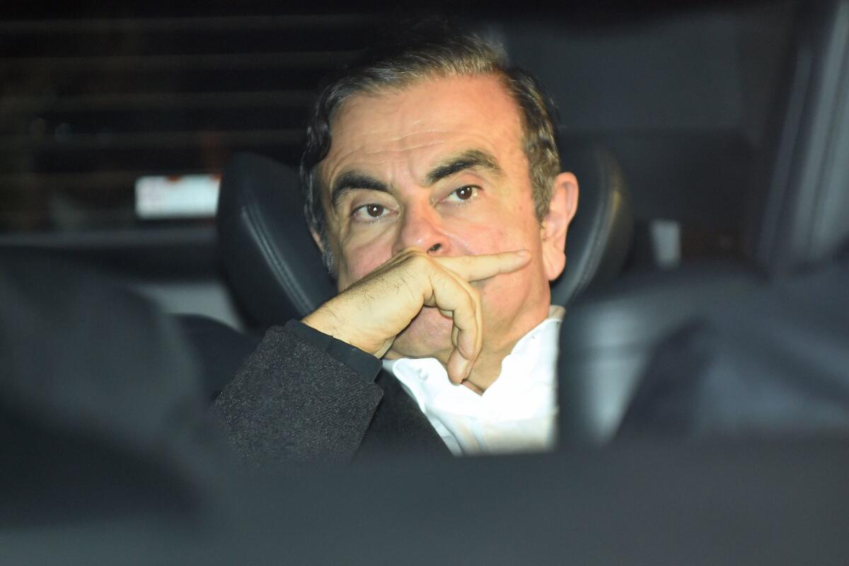 Former Nissan chairman Carlos Ghosn plans to hold a news conference Jan. 8 in Beirut.