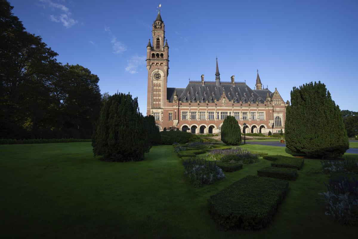 Peace Palace in The Hague, which houses the  International Court of Justice
