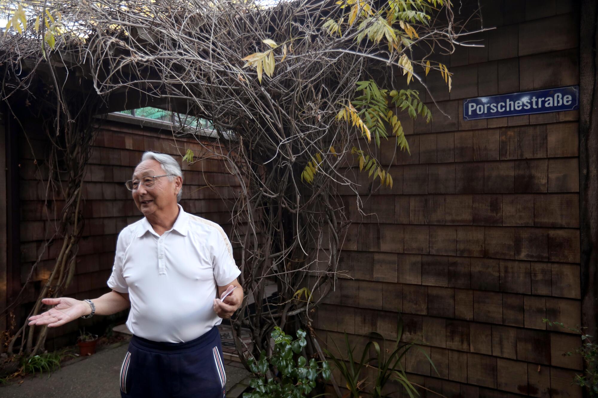 Retired software engineer Bill Woo, 76, believes that addresses are needed in Carmel-by-the-Sea.