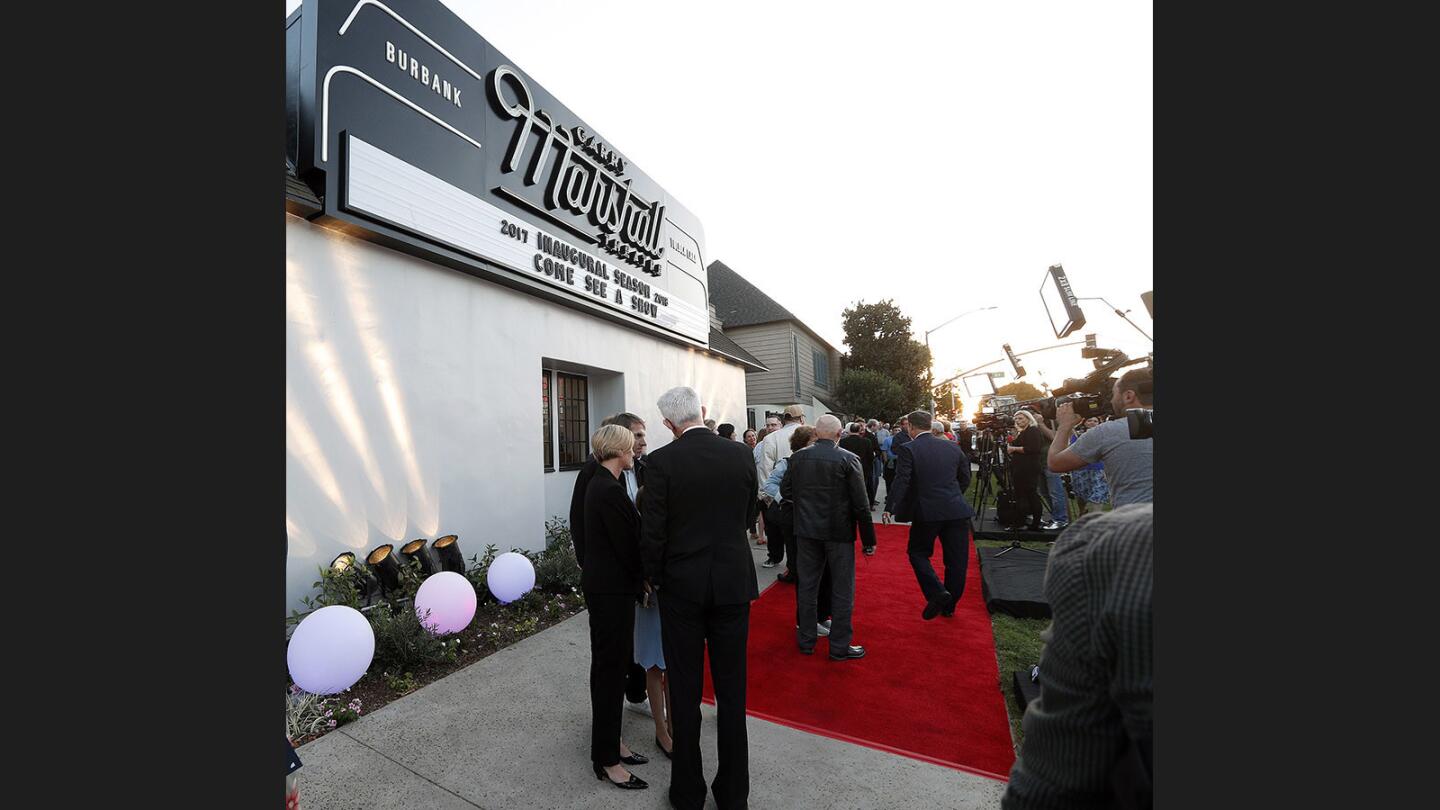 Photo Gallery: The new Garry Marshall Theatre Marquee lit in Burbank