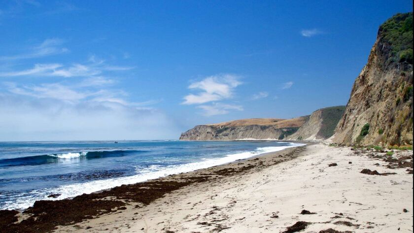 Curato Beach on the Hollister Ranch coastline in Santa Barbara County.