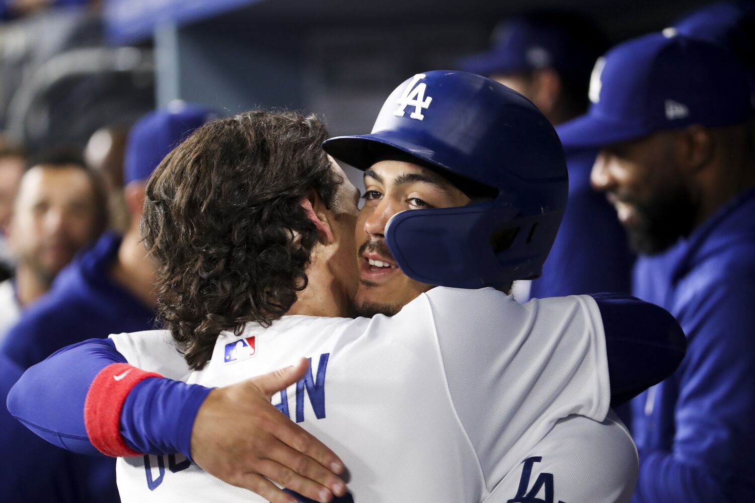 Plaschke: Newest Dodgers inspire and help set the tone for a season of intrigue