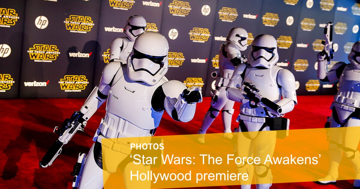 Photos Hollywood premiere of 'Star Wars The Force Awakens' Los