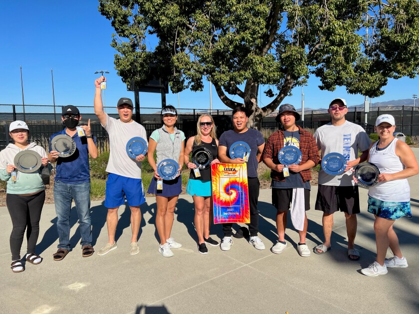 The mixed doubles team from RB Swim & Tennis clinched the Southern California title at USTA Southern California Sectionals.
