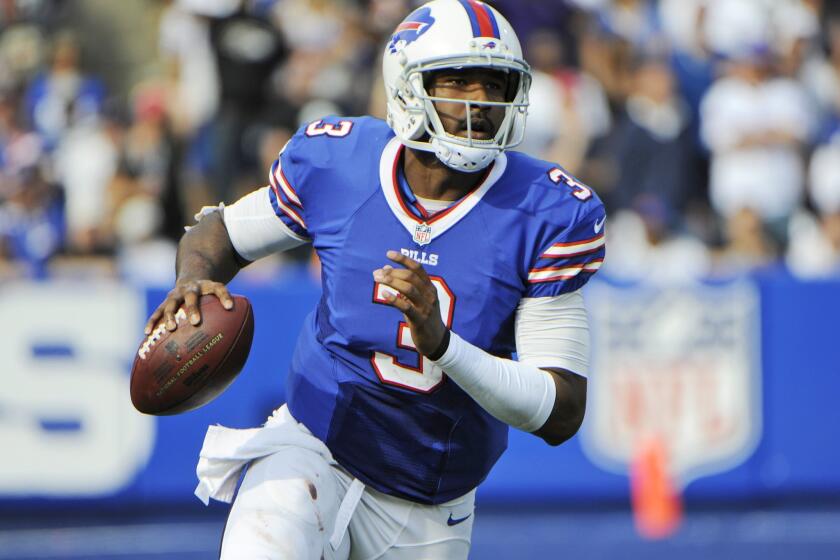 Buffalo quarterback EJ Manuel should be back under center Sunday when the Bills play the Pittsburgh Steelers.