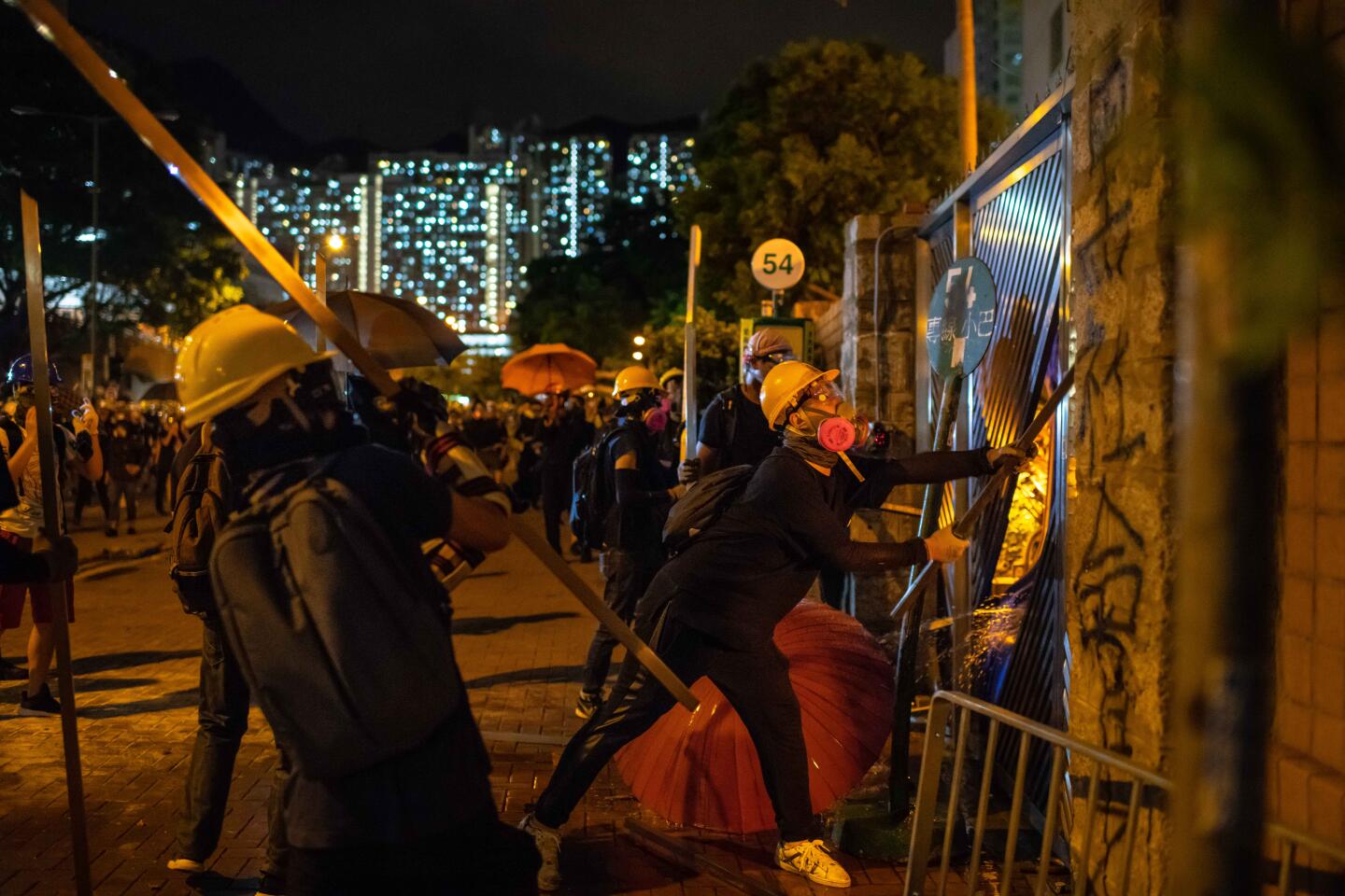 Unrest and chaos in Hong Kong