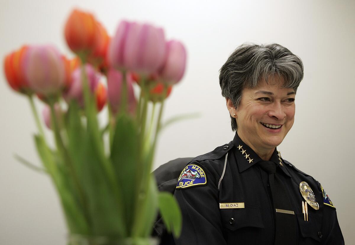 Former Sierra Madre police Chief Marilyn Diaz.