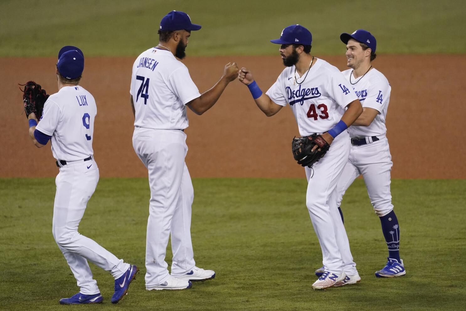 Dodgers 5 HRs, bounce Angels 9-5; Astros get last AL spot - The San Diego  Union-Tribune