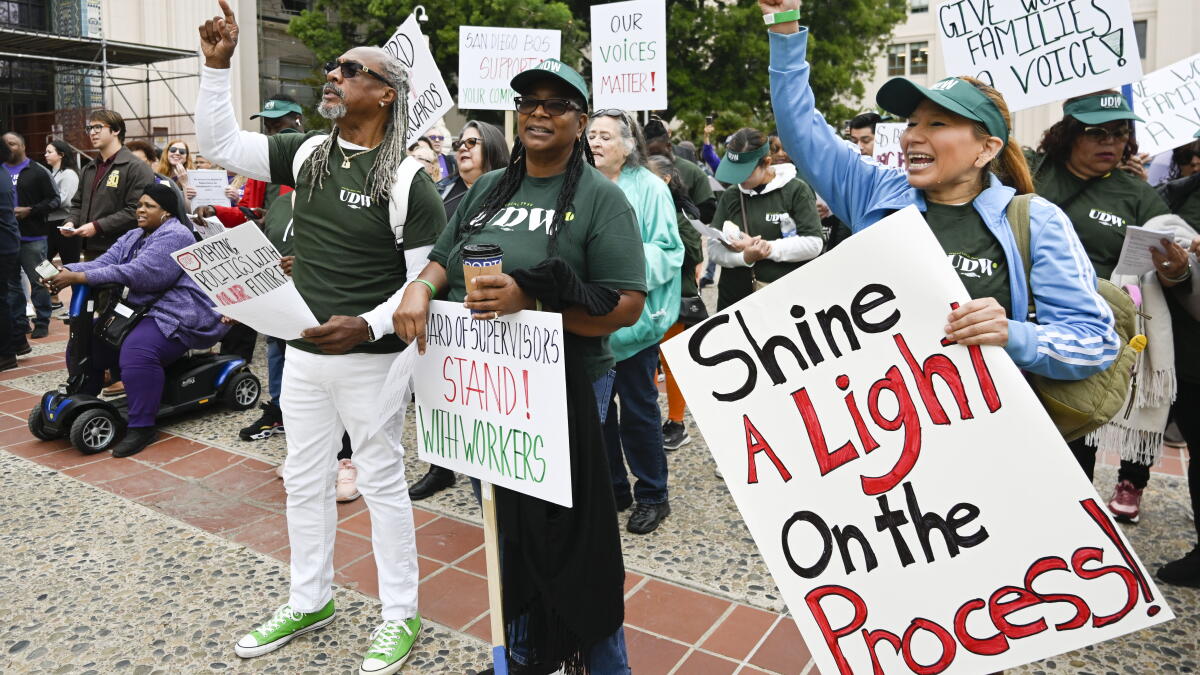 Who will be CAO? Unions push hard for one candidate - The San Diego Union-Tribune - Vimarsana News