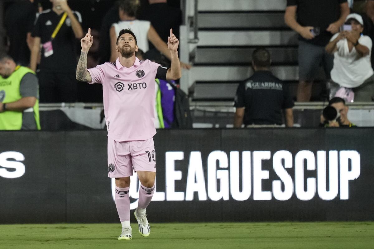 Lionel Messi's final game of the season for Inter Miami ends in