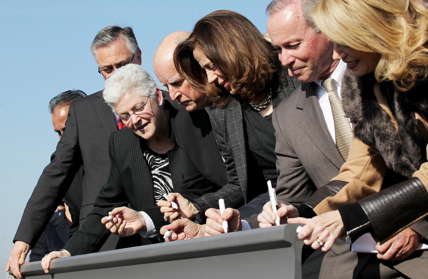 Bullet train groundbreaking