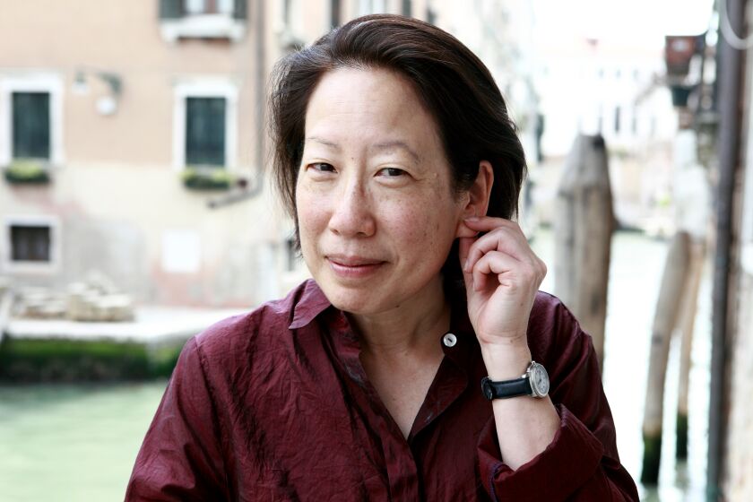 Gish Jen, American writer, portrait, Venezia, Italy, 21st May 2009. (Photo by Leonardo Cendamo/Getty Images)