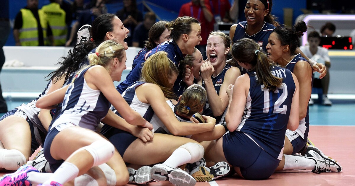 U.S. wins its first women's volleyball world championship title Los