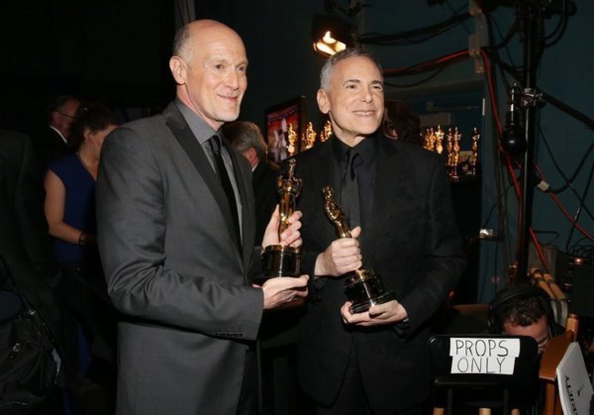 Craig Zadan, left, and Neil Meron will produce next year's Oscars.