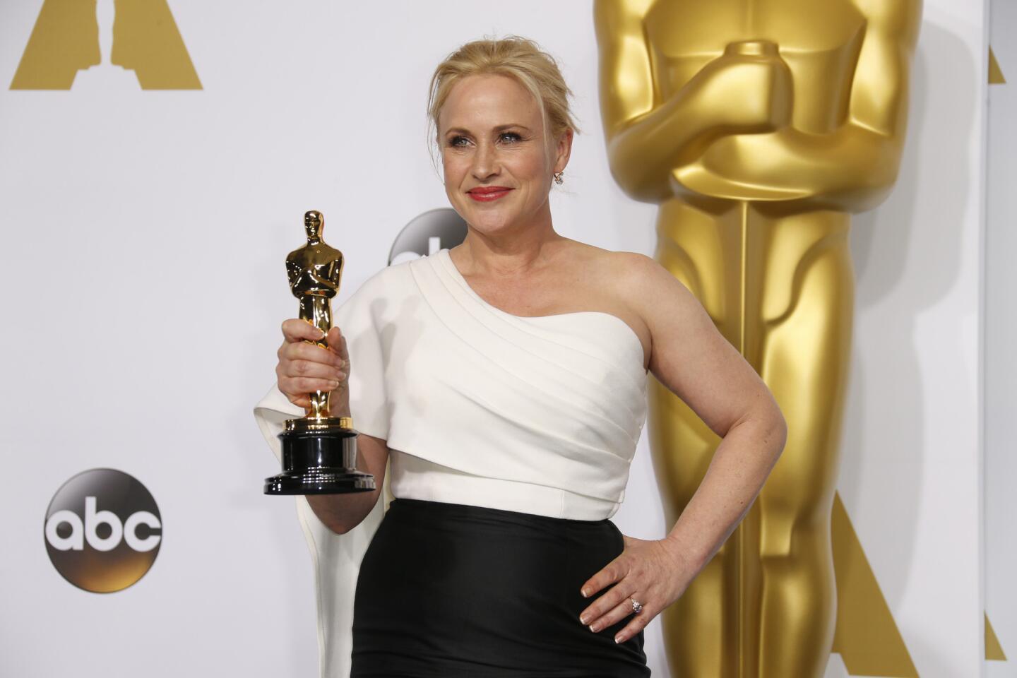 Oscars 2015 winners' room | Patricia Arquette