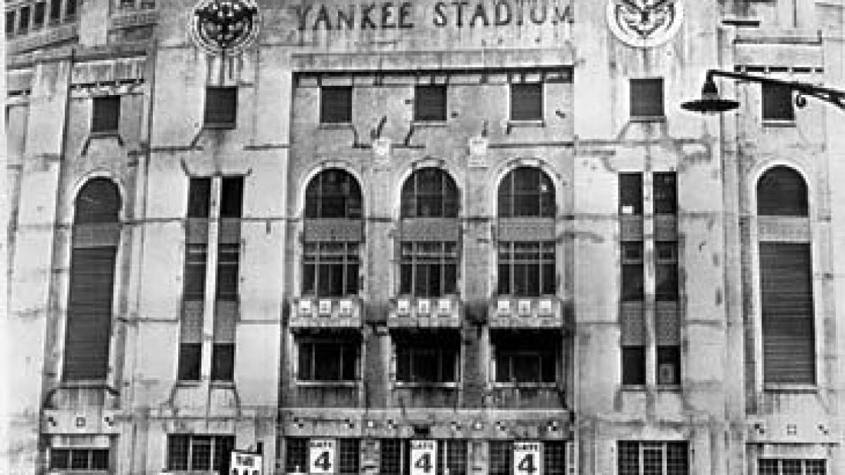 New York City Photography Black and White: New Yankee Stadium from