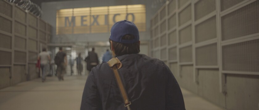David Illescas approaches the U.S.-Mexico border in the movie "Identifying Features."