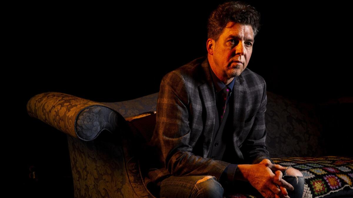 Musician-producer Joe Henry photographed before his show Saturday at Largo at the Coronet Theatre in Los Angeles.