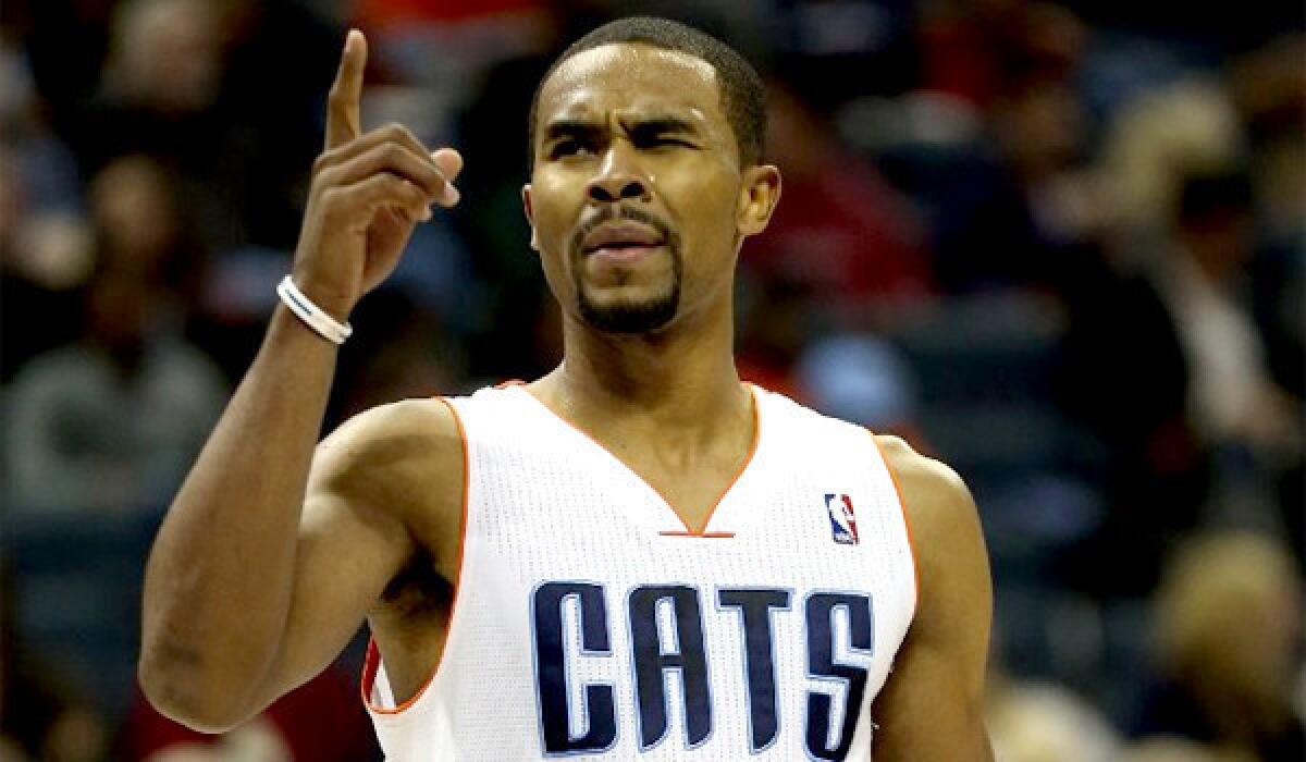 Former Laker Ramon Sessions had 20 points and six assists for Charlotte in the teams' last meeting, a 101-100 Laker victory in December.