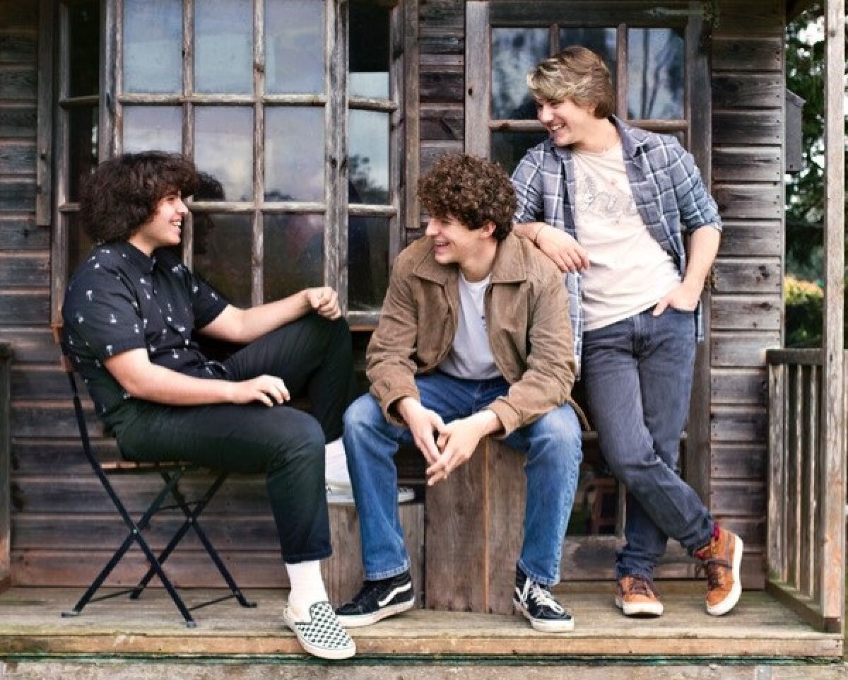 Indie rock band The Elements return to Encinitas Art Night, Nov. 23, at the Encinitas Community Center and The Leucadia 101 Main Street Association Small Business Saturday, Nov. 30, at the Lanai. From left: Drummer/guitarist Dylan Herrera, keyboardist/saxophonist Eli Anderson and singer/bassist Julian Boyer.