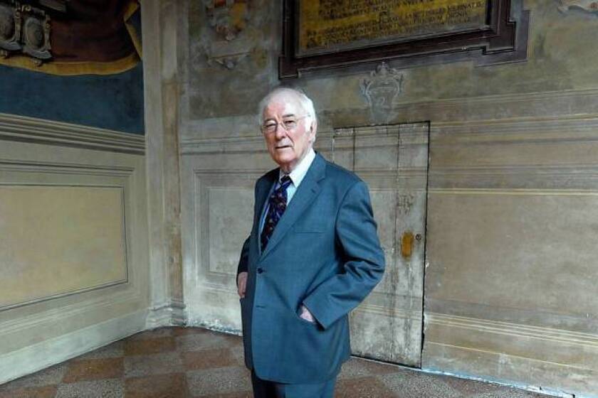 Irish poet Seamus Heaney, who died Friday, won the 1995 Nobel Prize for Literature.