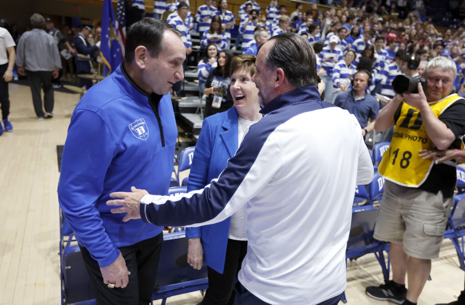 Coach K stays busy with 'Basketball and Beyond', speeches - The San Diego  Union-Tribune
