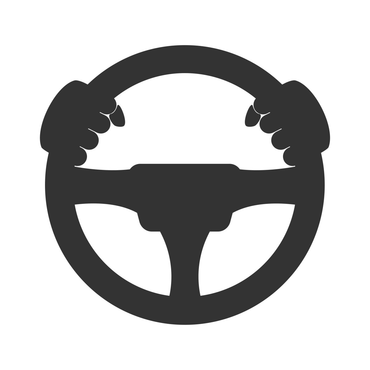 Steering wheel icon