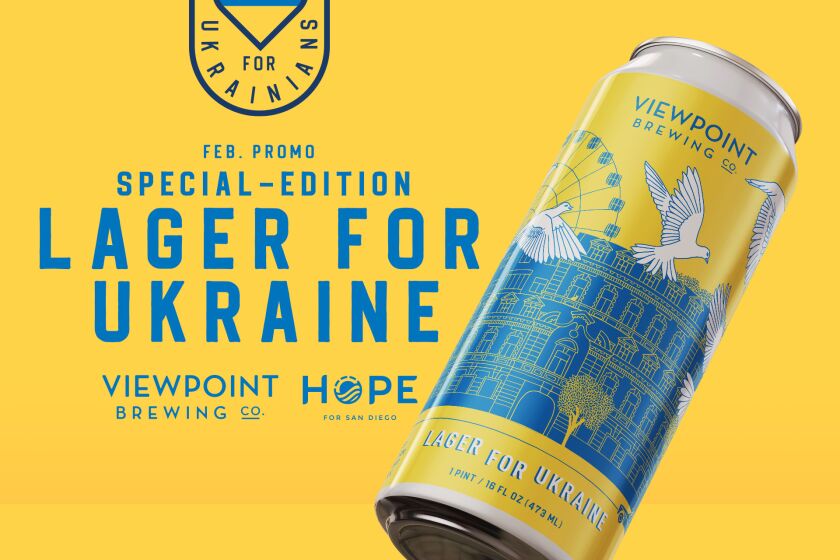 Viewpoint Brewing is selling Lager for Ukraine throughout the month of February and will host a “Love for Ukrainians” fundraiser event on Wednesday, Feb. 15.
