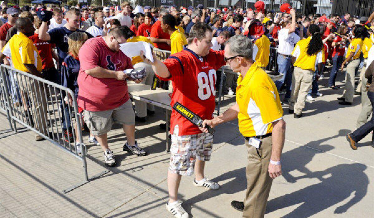 New security restrictions at NFL stadiums will limit the size and type of bags fans can bring into venues, which go into effect during the preseason.