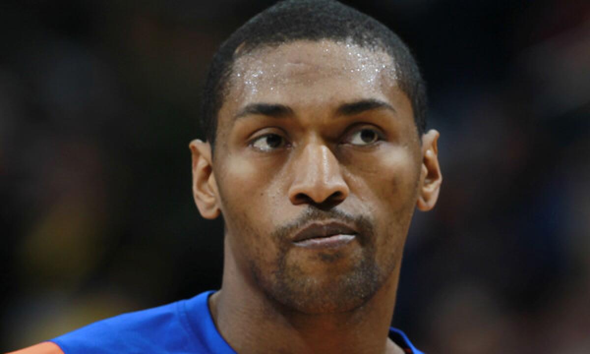 New York Knicks forward Metta World Peace can say a lot in 140 characters or less.