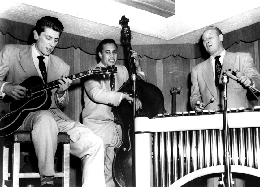 The Red Norvo Trio with guitarist Tal Farlow and bassist Charles Mingus