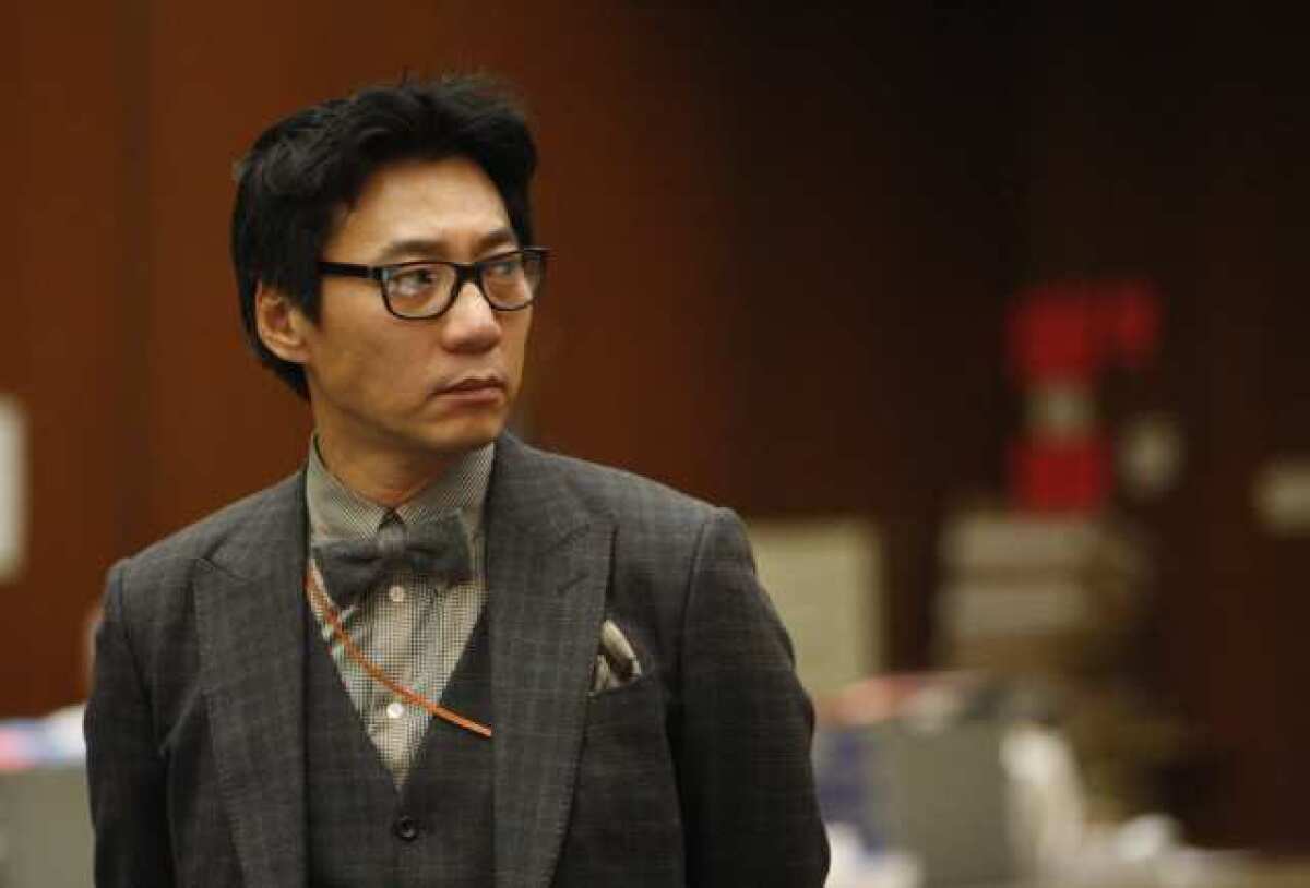Young Lee appears during a court hearing in January.