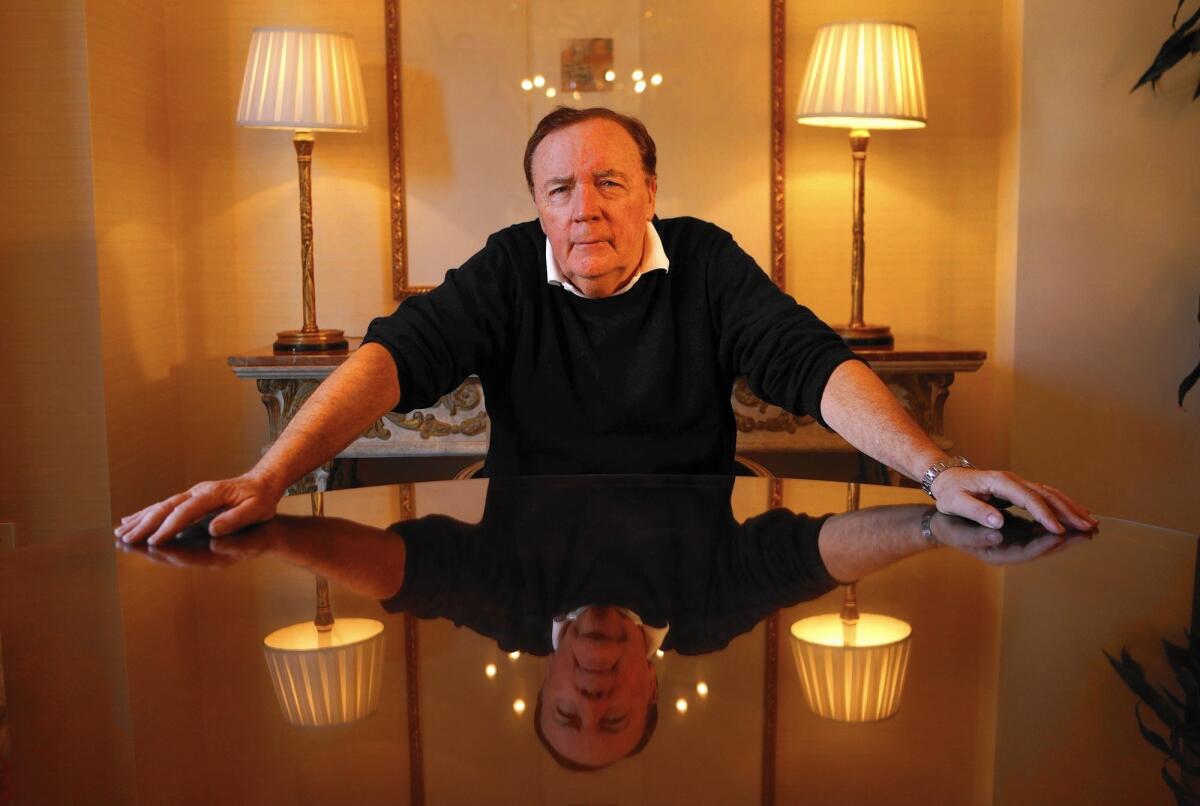 Author James Patterson at the Peninsula Hotel in Beverly Hills. (Genaro Molina / Los Angeles Times)