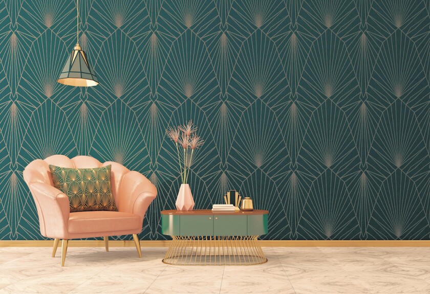 Wallpaper can spruce up any room.
