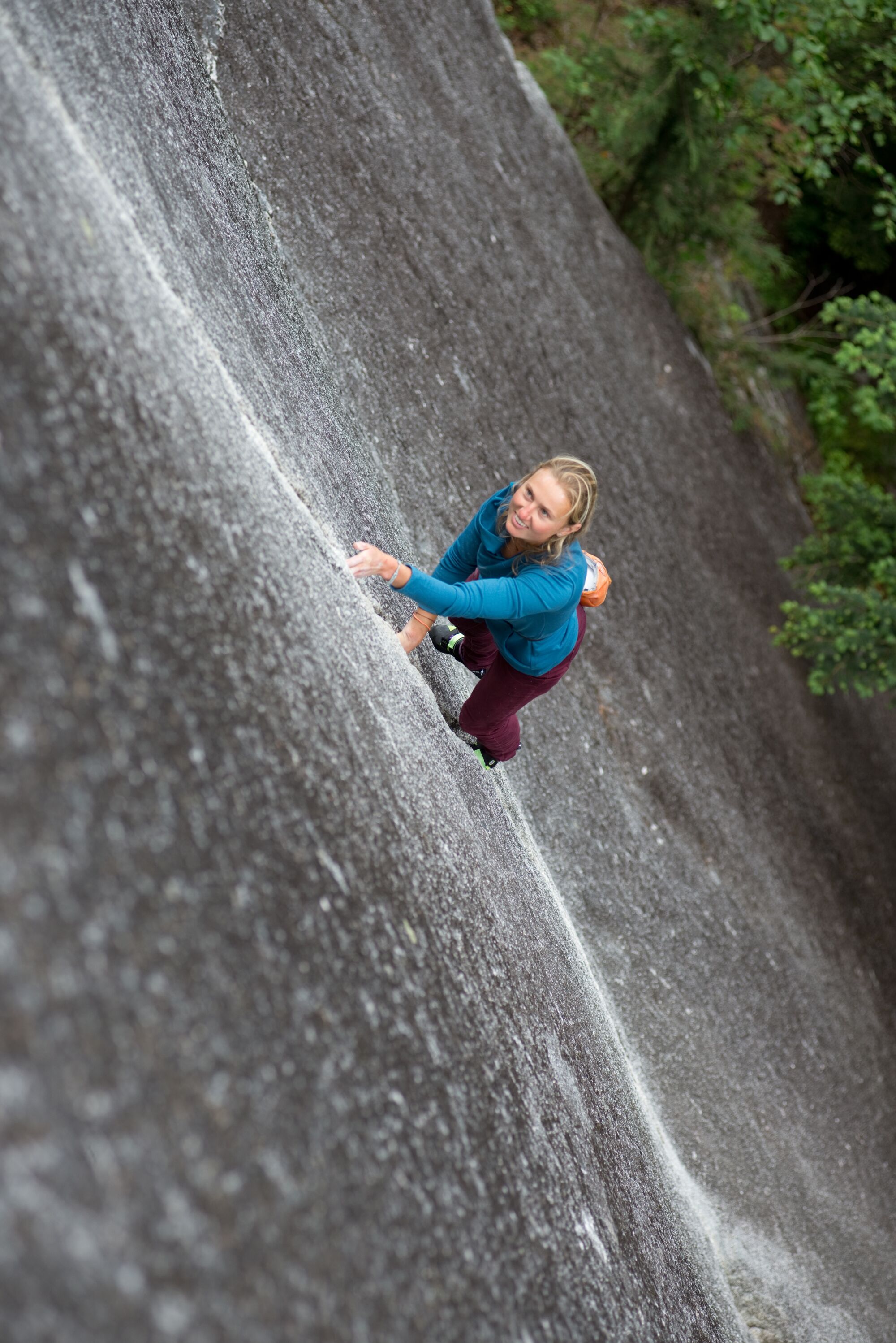 Brette Harrington continues to climb and is now sponsored by North Face.