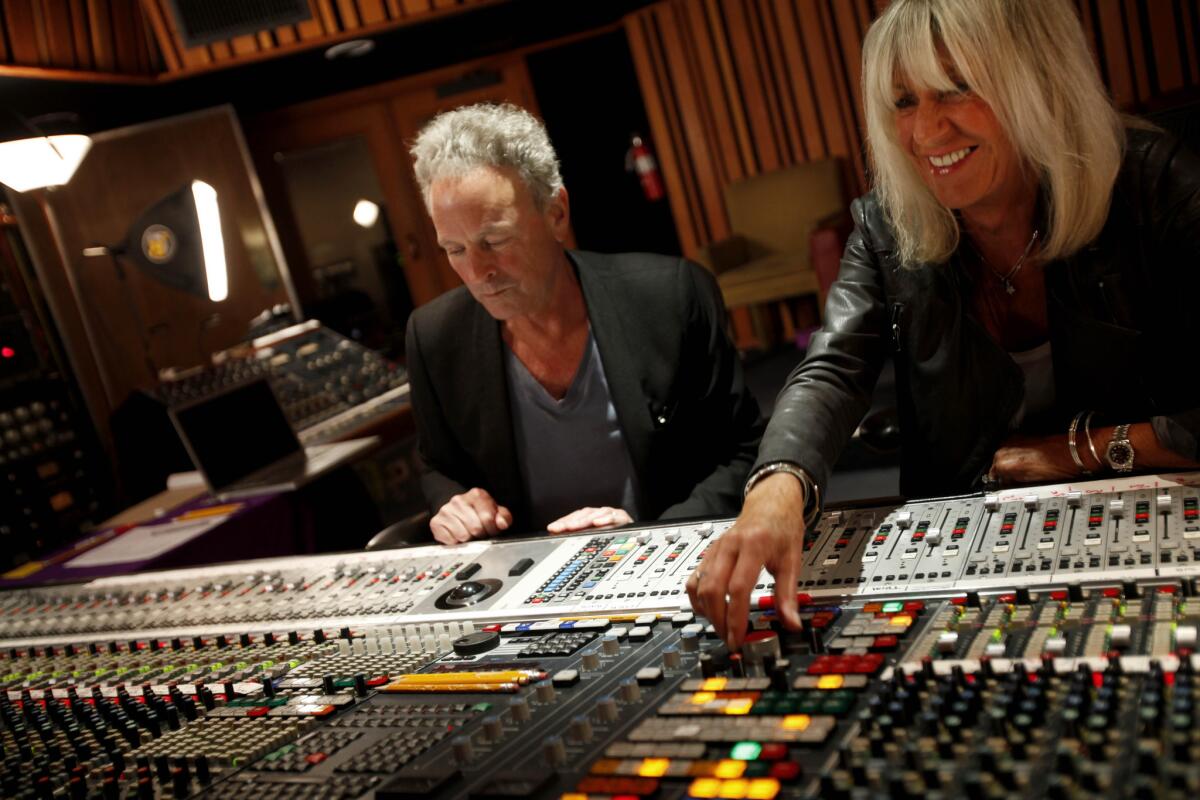 Lindsey Buckingham and Christine McVie of Fleetwood Mac are collaborating once again.