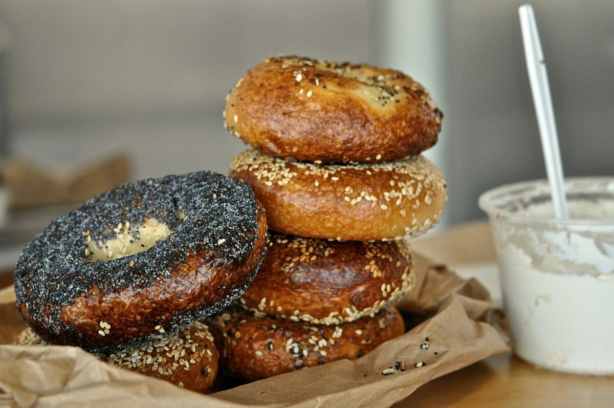 Belle's Bagels, which has been operating as an occasional pop-up, will occupy space in La Perla panaderia in Highland Park starting Sunday.