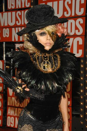 And then Lady Gaga shows up at the VMAs wearing a giant crow.