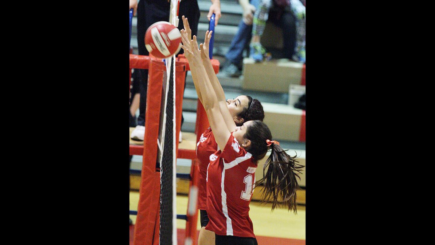 Photo Gallery: Burroughs girls volleyball advances passed CIF 2nd round against Bonita