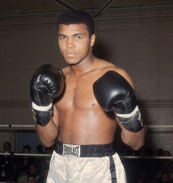 Boxing great Muhammad Ali was born Cassius Marcellus Clay Jr. He changed his name in 1964 after joining the Nation of Islam.