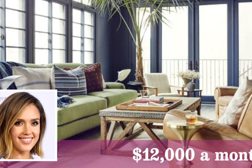 Actress-model Jessica Alba has listed a Beverly Hills house for lease at $12,000 a month.