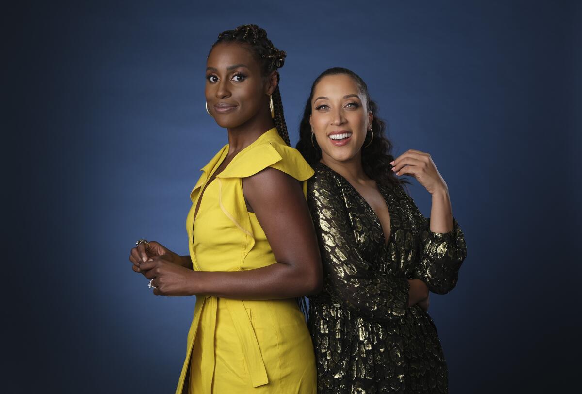  Robin Thede, right, the creator, star and executive producer of the HBO comedy series "A Black Lady Sketch Show"