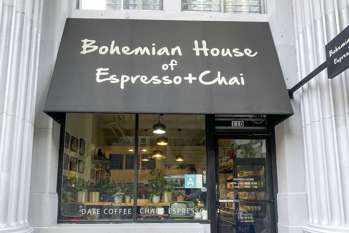 Bohemian House of Espresso & Chai storefornt.